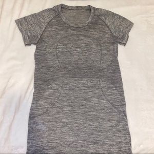 Lulu grey workout tee